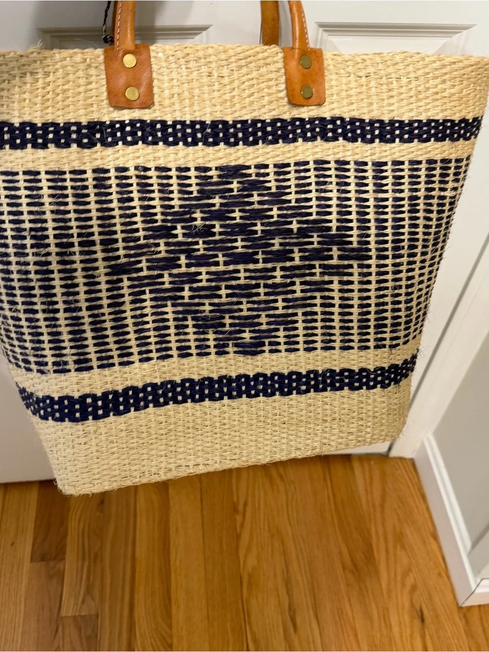 Mar y sol Ibiza Tote 100% woven sisal basket tote - Picture 11 of 16